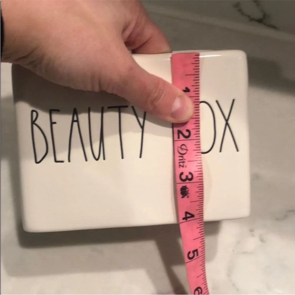 Rae Dunn Cream Beauty Box